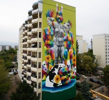 têtes de mort et Okuda San Miguel 9 têtes de mort et Okuda San Miguel 9